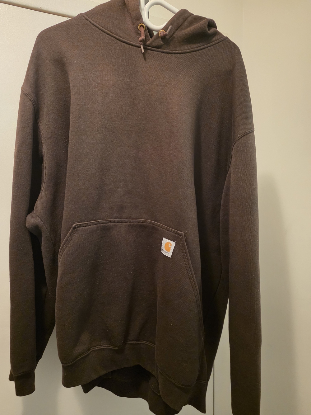 Carhartt Brown Hooded Pullover Sweatshirt